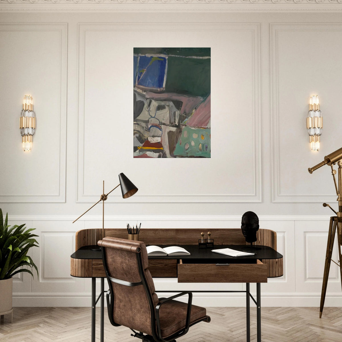 Berkeley #58 Canvas | Richard Diebenkorn Canvas | Richard Diebenkorn Shop
