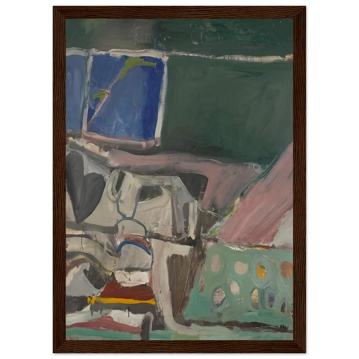Berkeley #58 Framed Poster | Richard Diebenkorn Framed Prints Wall Art | Richard Diebenkorn Shop