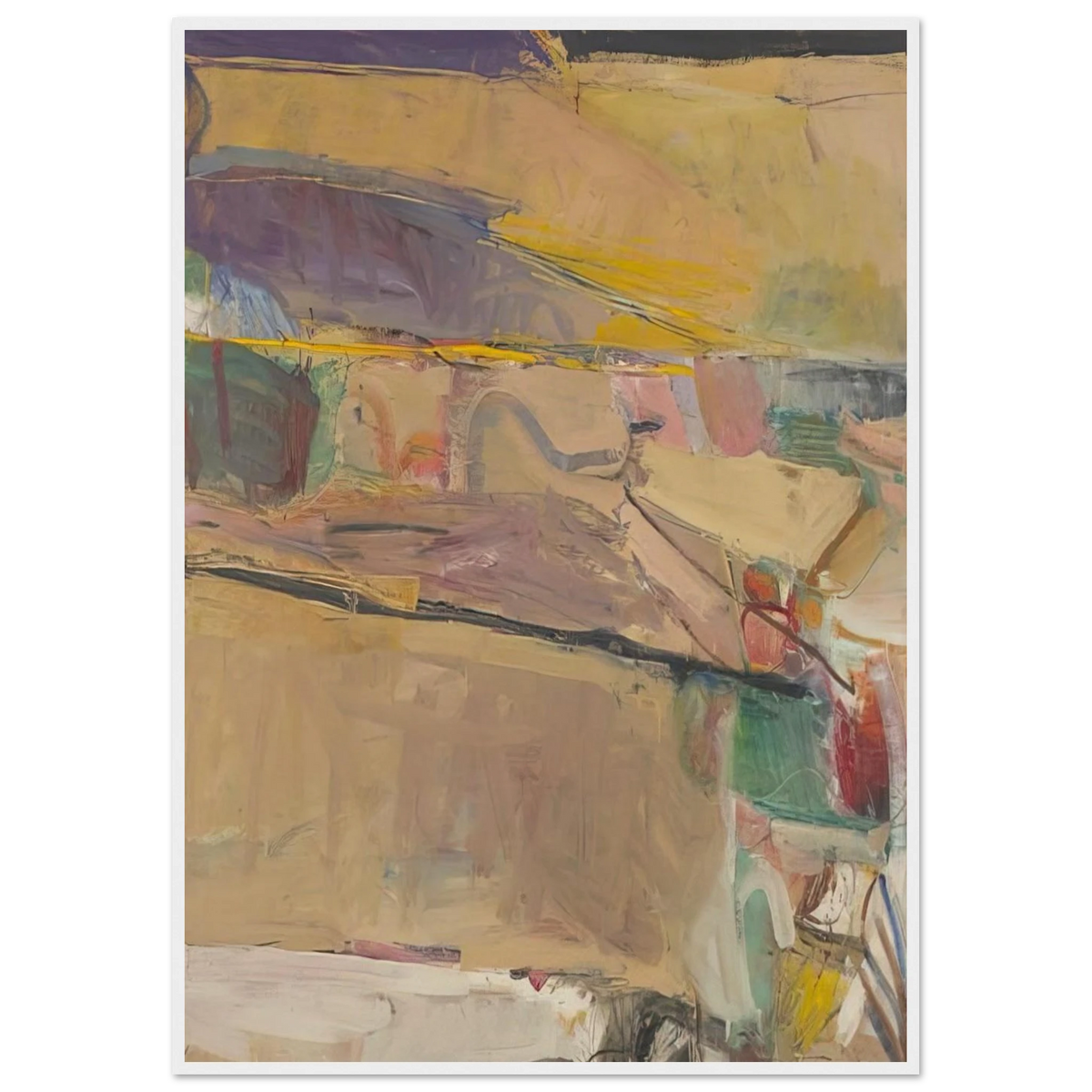 Berkeley #54 Framed Poster | Richard Diebenkorn Framed Prints Wall Art | Richard Diebenkorn Shop