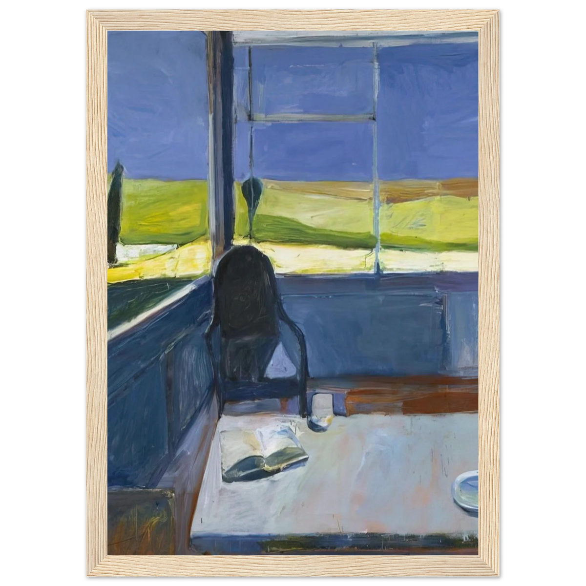 Interior with Book Framed Poster | Richard Diebenkorn Framed Prints Wall Art | Richard Diebenkorn Shop