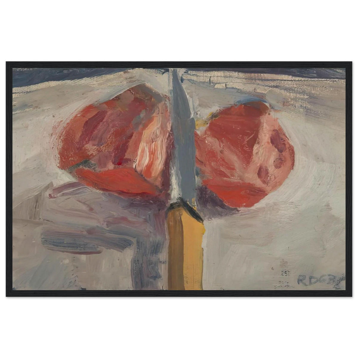 Tomato and Knife Framed Poster | Richard Diebenkorn Framed Prints Wall Art | Richard Diebenkorn Shop
