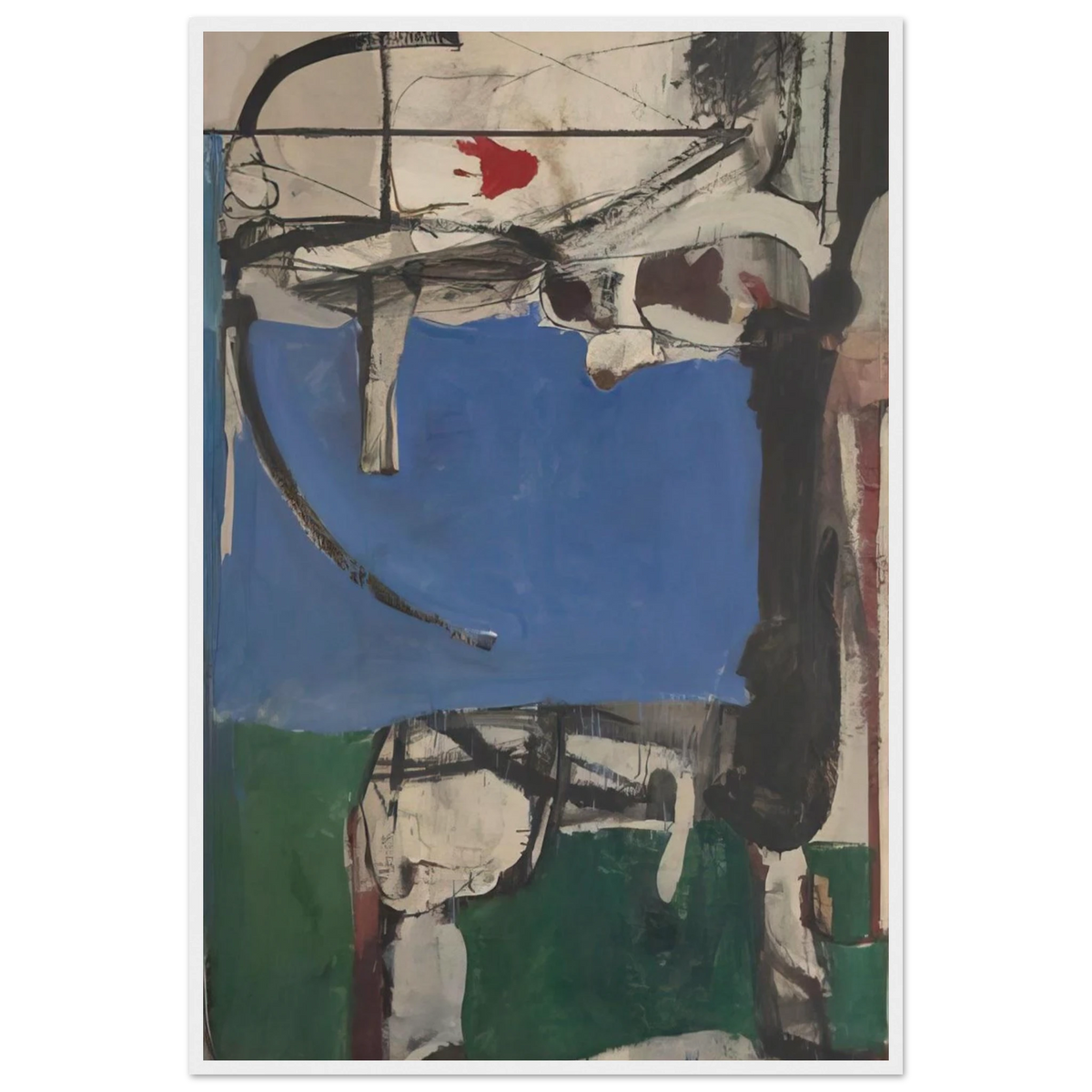Urbana #2 The Archer Framed Poster | Richard Diebenkorn Framed Prints Wall Art | Richard Diebenkorn Shop