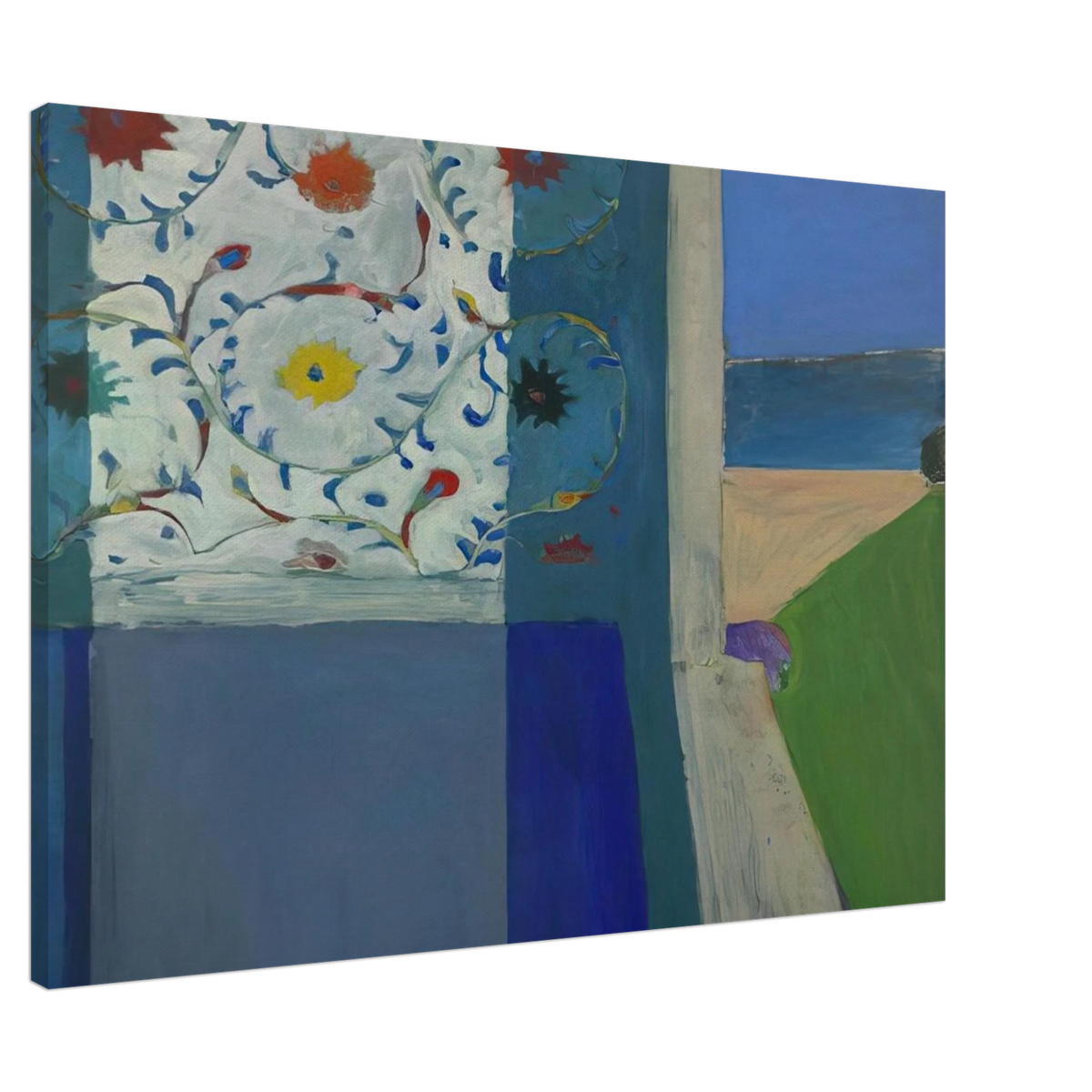 Recollections of a Visit to Leningrad Canvas | Richard Diebenkorn Canvas | Richard Diebenkorn Shop