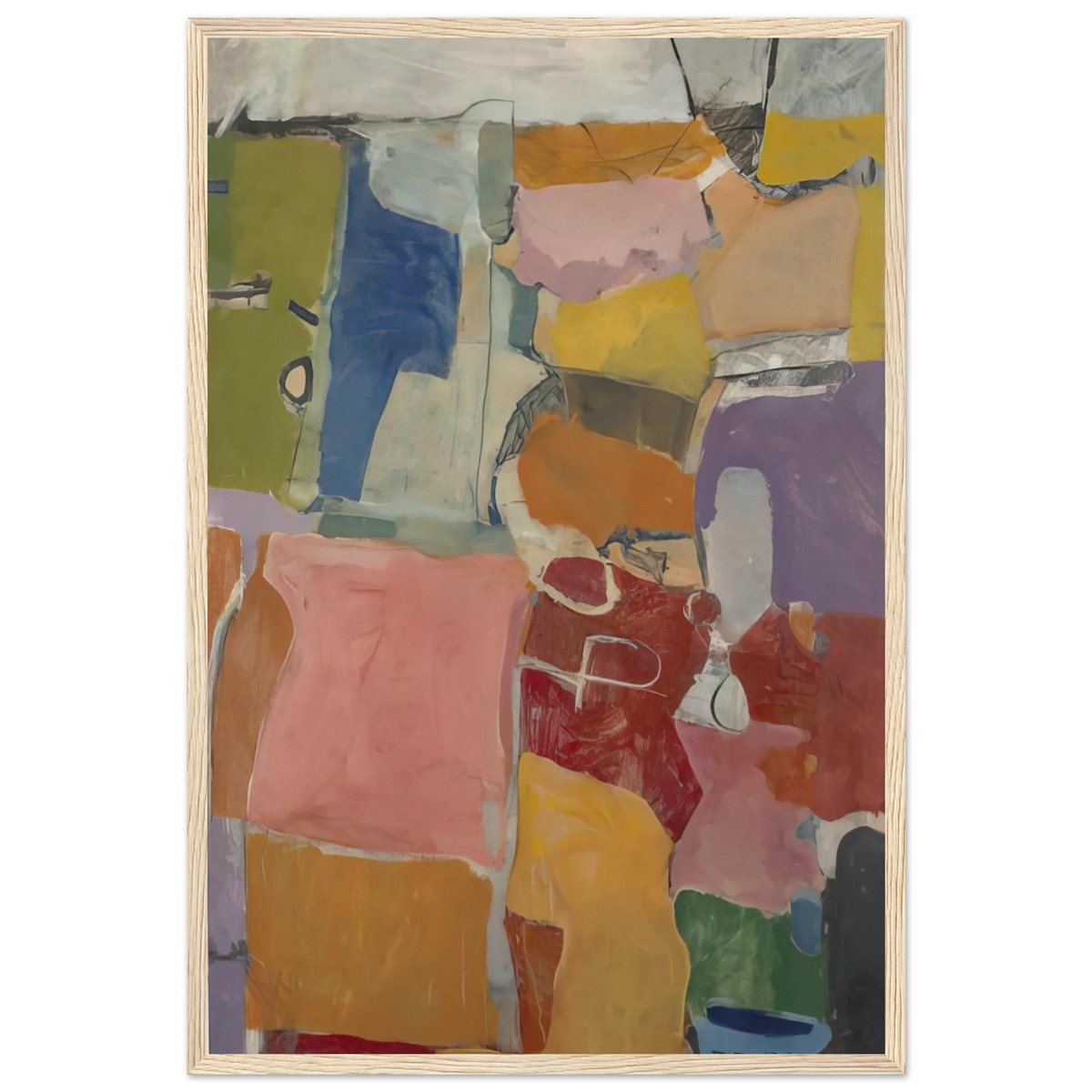 Urbana Framed Poster | Richard Diebenkorn Framed Prints Wall Art | Richard Diebenkorn Shop