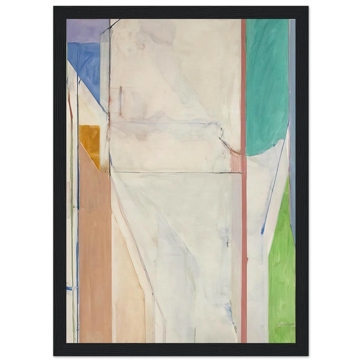 Ocean Park #43 Framed Poster | Richard Diebenkorn Framed Prints Wall Art | Richard Diebenkorn Shop