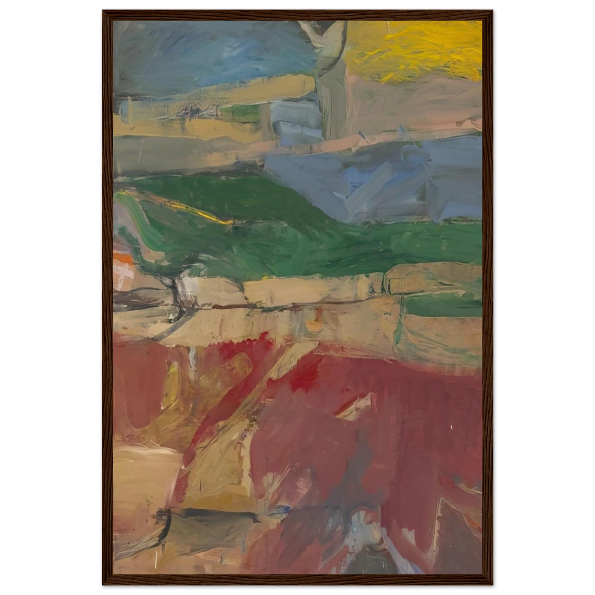Berkeley #32 Framed Poster | Richard Diebenkorn Framed Prints Wall Art | Richard Diebenkorn Shop