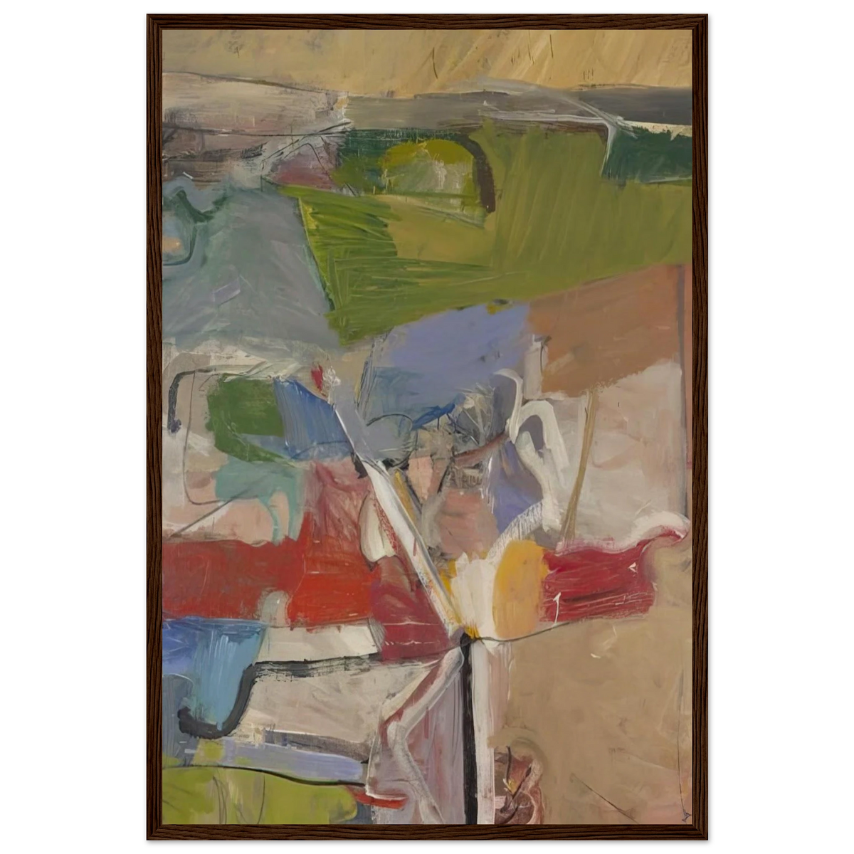 Berkeley #23 Framed Poster | Richard Diebenkorn Framed Prints Wall Art | Richard Diebenkorn Shop