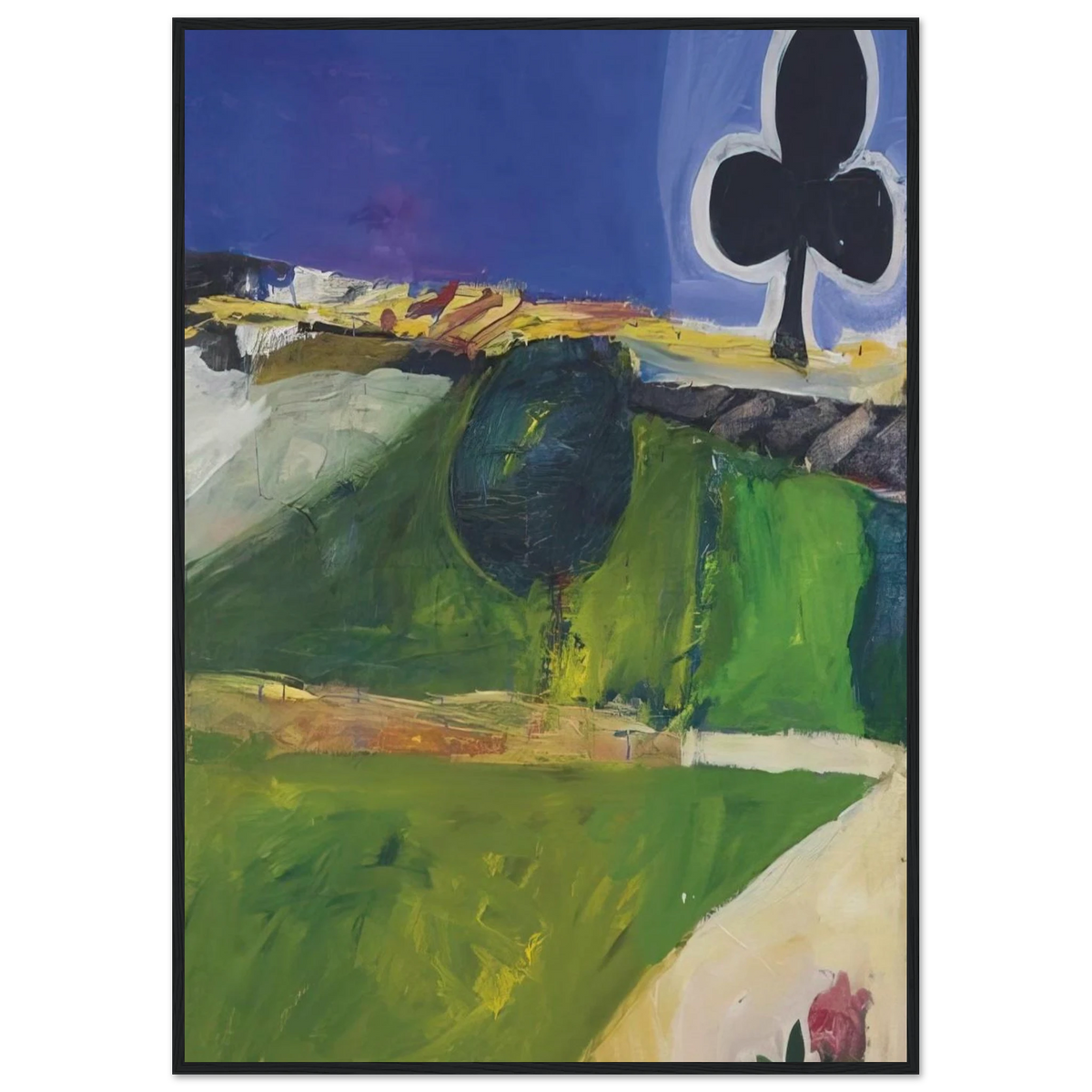 Landscape with Figure Framed Poster | Richard Diebenkorn Framed Prints Wall Art | Richard Diebenkorn Shop