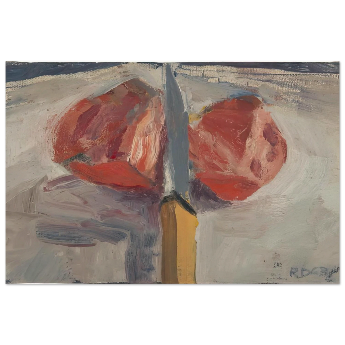Tomato and Knife Poster | Richard Diebenkorn Poster | Richard Diebenkorn Shop