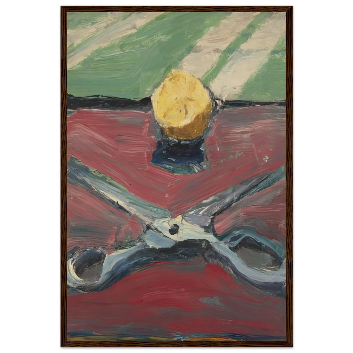 Scissors and Lemon, II Framed Poster | Richard Diebenkorn Framed Prints Wall Art | Richard Diebenkorn Shop