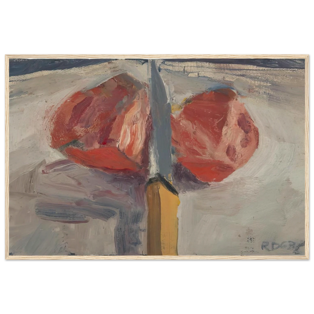 Tomato and Knife Framed Poster | Richard Diebenkorn Framed Prints Wall Art | Richard Diebenkorn Shop