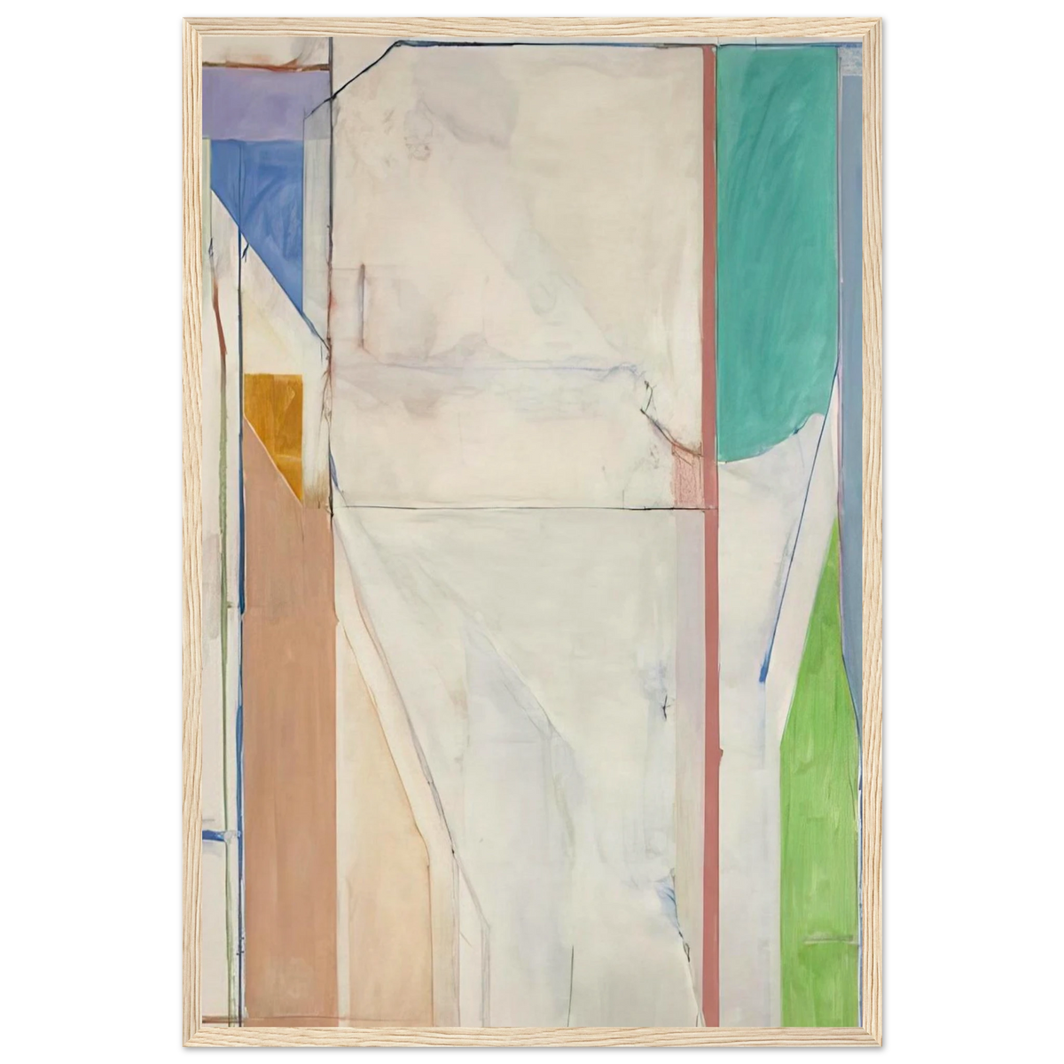 Ocean Park #43 Framed Poster | Richard Diebenkorn Framed Prints Wall Art | Richard Diebenkorn Shop