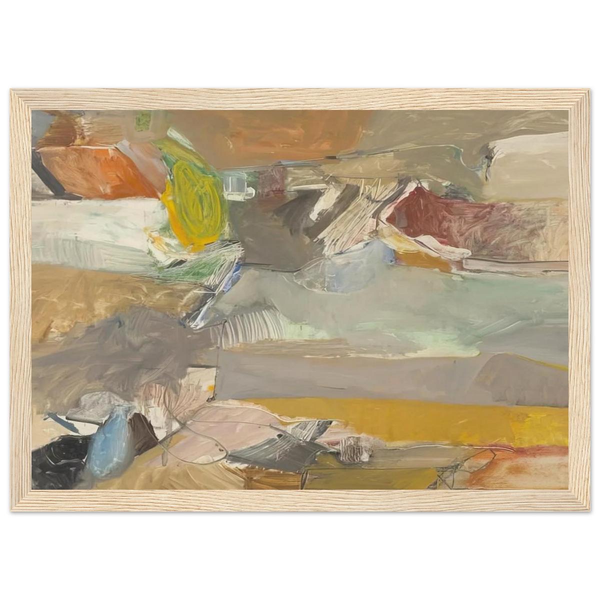 Berkeley #46 Framed Poster | Richard Diebenkorn Framed Prints Wall Art | Richard Diebenkorn Shop