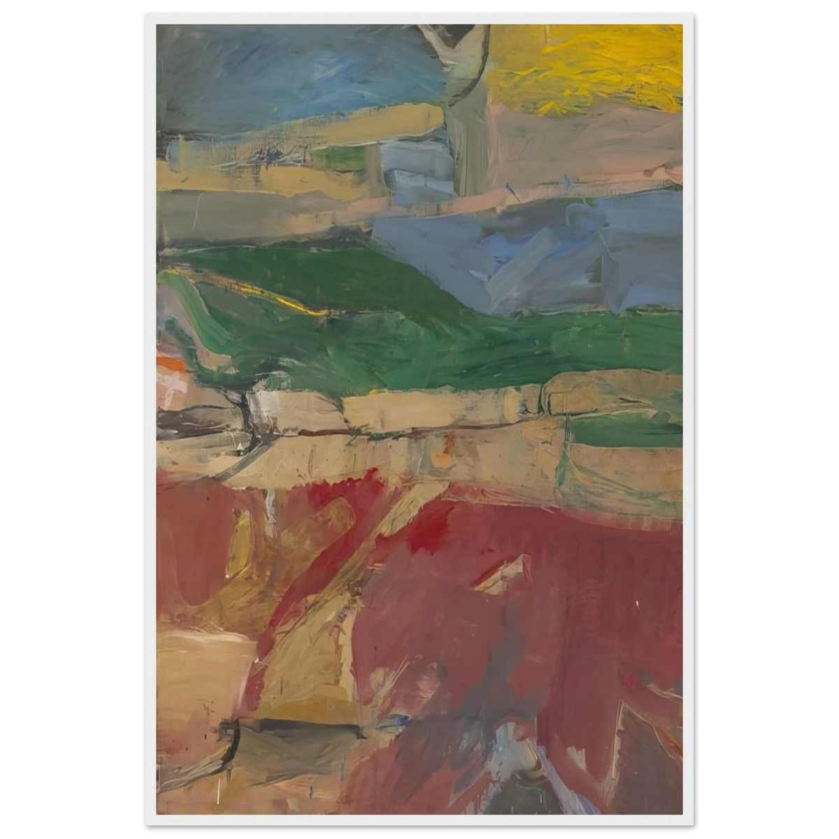 Berkeley #32 Framed Poster | Richard Diebenkorn Framed Prints Wall Art | Richard Diebenkorn Shop