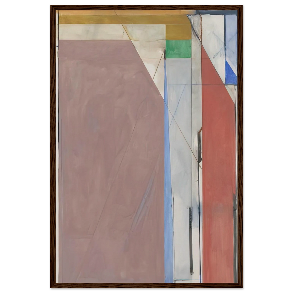 Ocean Park #70 Framed Poster | Richard Diebenkorn Framed Prints Wall Art | Richard Diebenkorn Shop