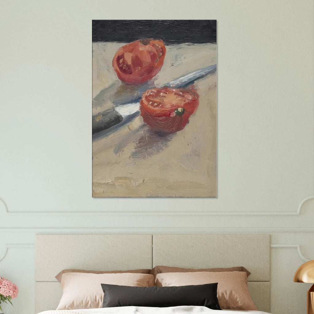 Knife  Tomato I Canvas | Richard Diebenkorn Canvas | Richard Diebenkorn Shop