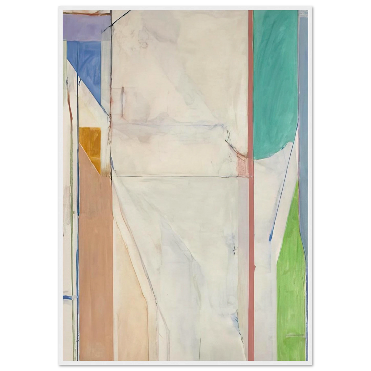 Ocean Park #43 Framed Poster | Richard Diebenkorn Framed Prints Wall Art | Richard Diebenkorn Shop