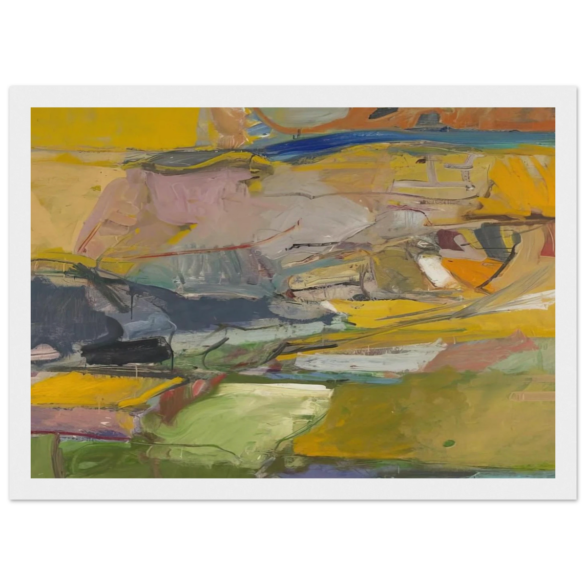 Berkeley #57 Framed Poster | Richard Diebenkorn Framed Prints Wall Art | Richard Diebenkorn Shop