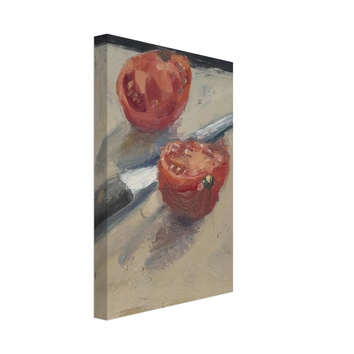 Knife  Tomato I Canvas | Richard Diebenkorn Canvas | Richard Diebenkorn Shop