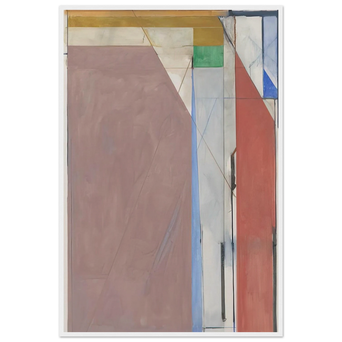 Ocean Park #70 Framed Poster | Richard Diebenkorn Framed Prints Wall Art | Richard Diebenkorn Shop