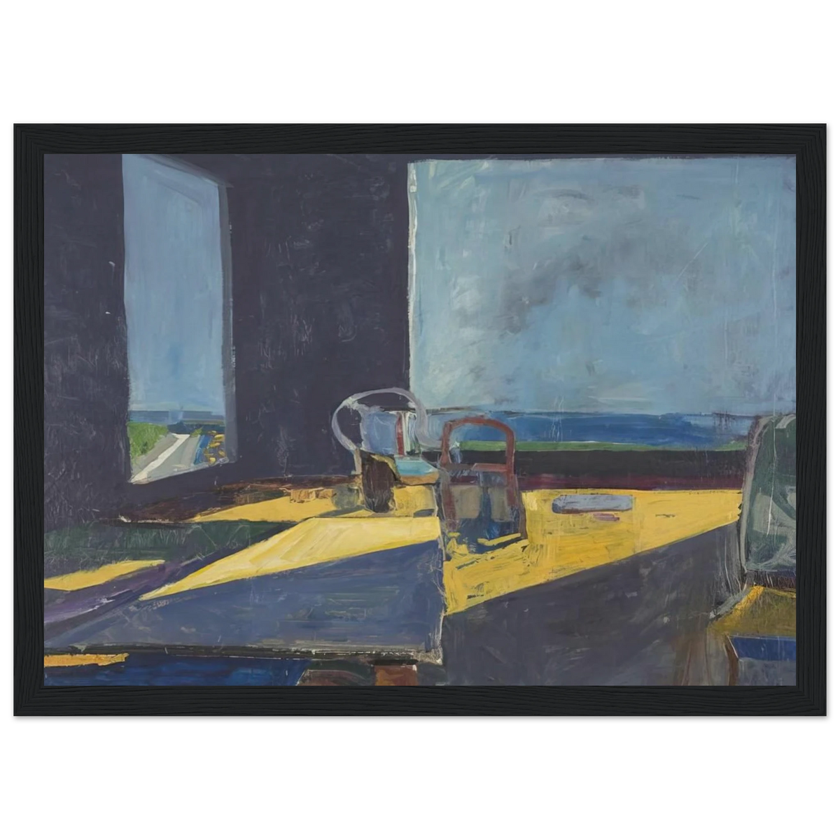 Interior with View of the Ocean Framed Poster | Richard Diebenkorn Framed Prints Wall Art | Richard Diebenkorn Shop