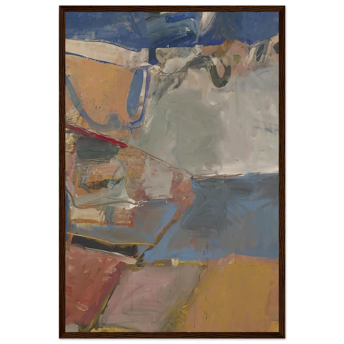 Berkeley #22 Framed Poster | Richard Diebenkorn Framed Prints Wall Art | Richard Diebenkorn Shop