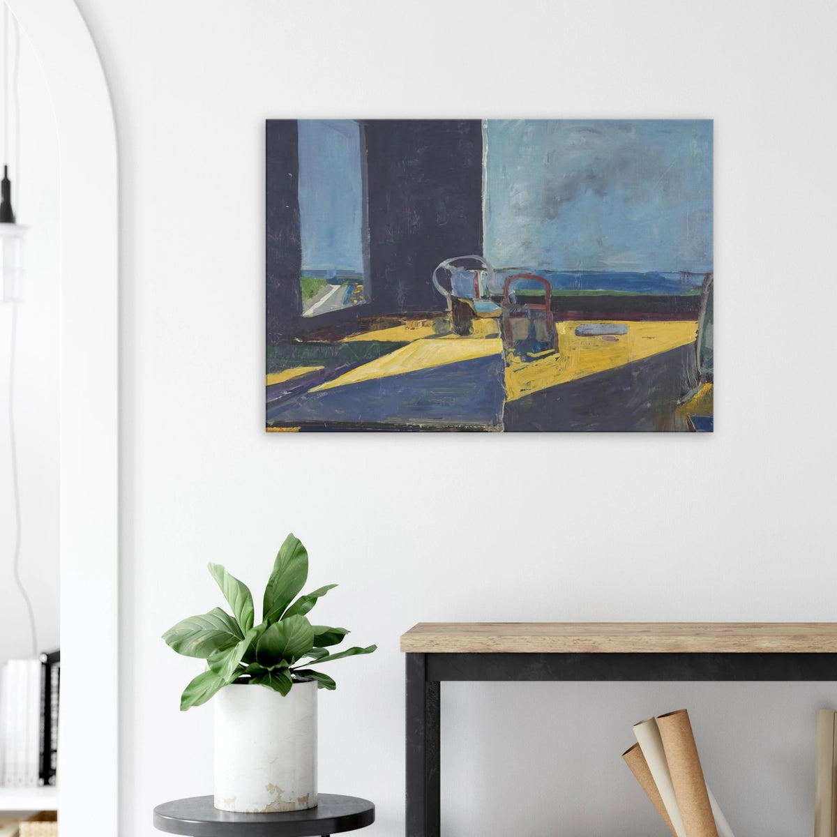 Interior with View of the Ocean Canvas | Richard Diebenkorn Canvas | Richard Diebenkorn Shop