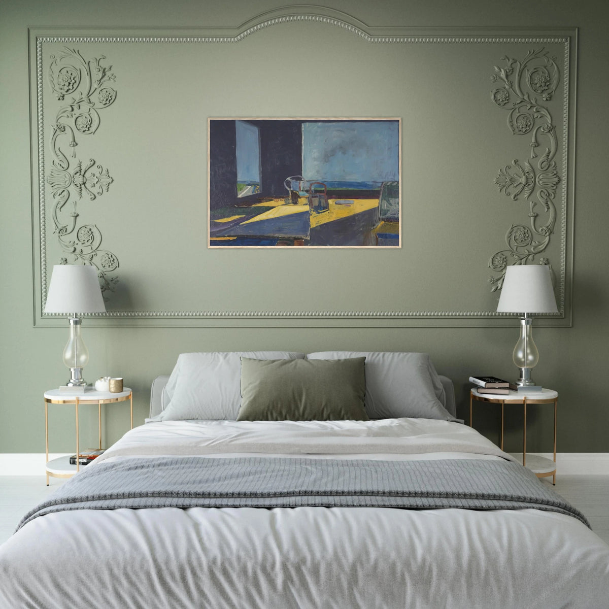 Interior with View of the Ocean Framed Poster | Richard Diebenkorn Framed Prints Wall Art | Richard Diebenkorn Shop