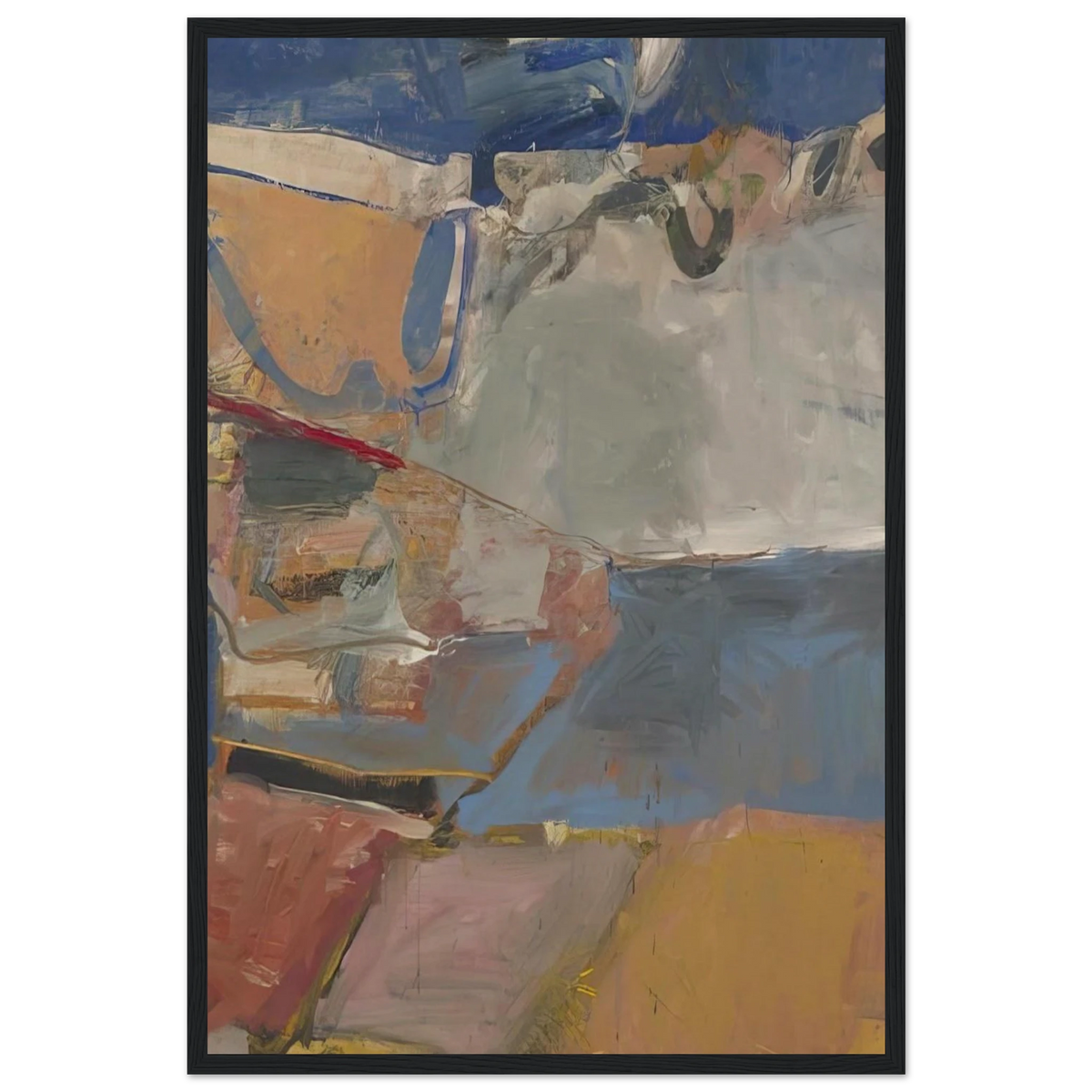 Berkeley #22 Framed Poster | Richard Diebenkorn Framed Prints Wall Art | Richard Diebenkorn Shop