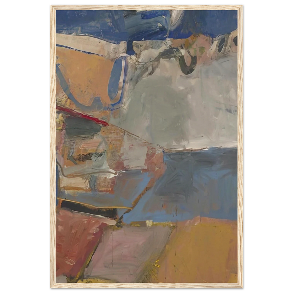 Berkeley #22 Framed Poster | Richard Diebenkorn Framed Prints Wall Art | Richard Diebenkorn Shop