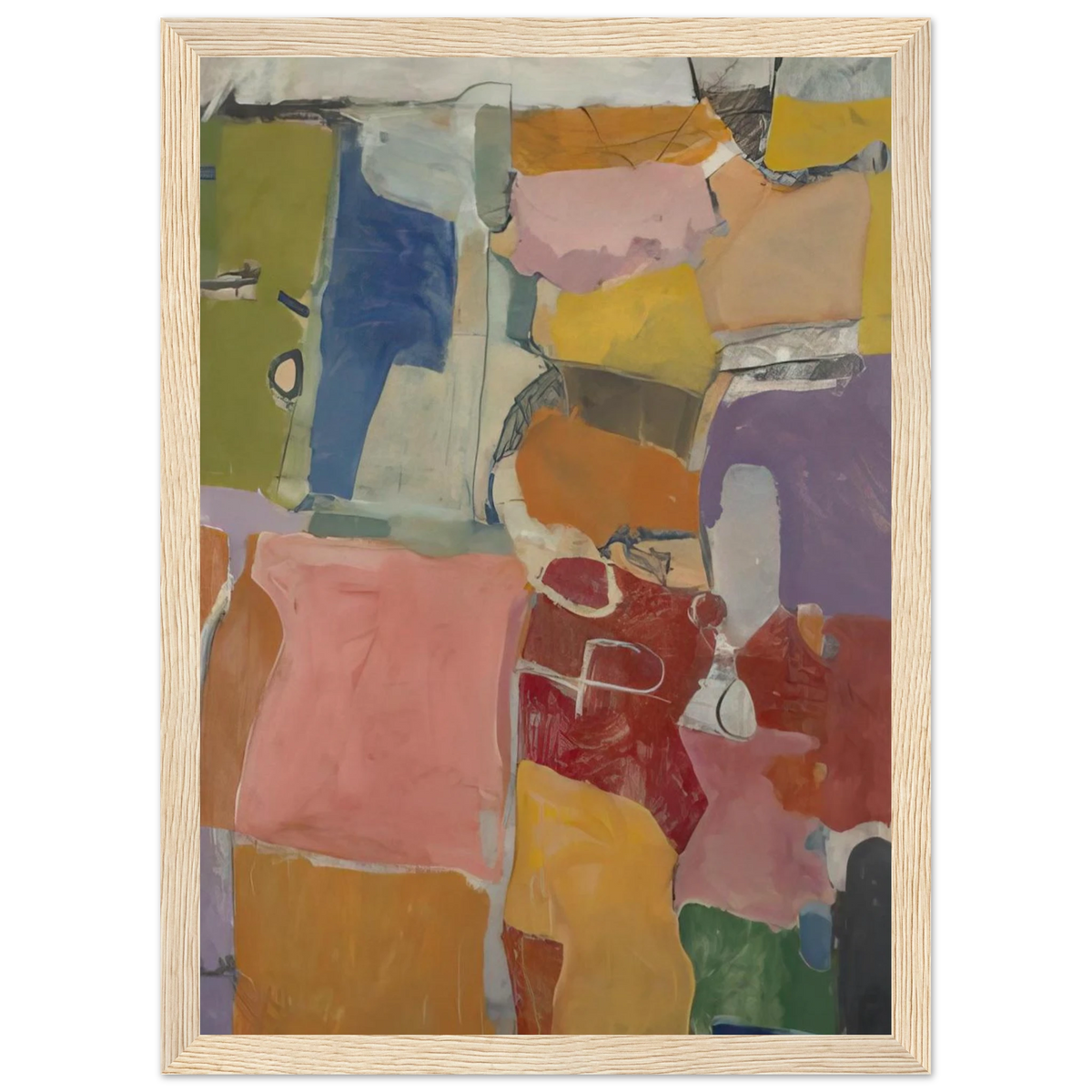 Urbana Framed Poster | Richard Diebenkorn Framed Prints Wall Art | Richard Diebenkorn Shop