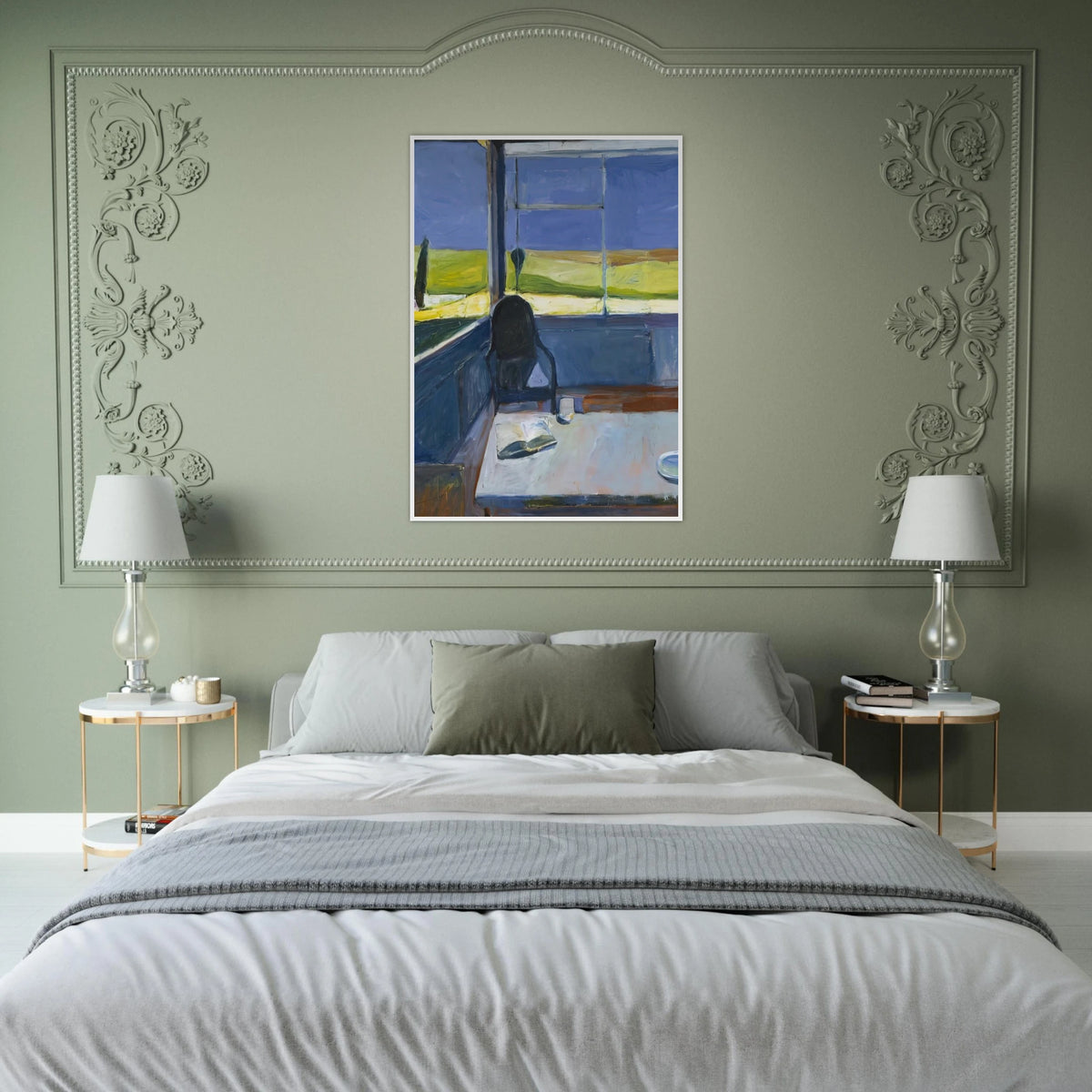 Interior with Book Framed Poster | Richard Diebenkorn Framed Prints Wall Art | Richard Diebenkorn Shop