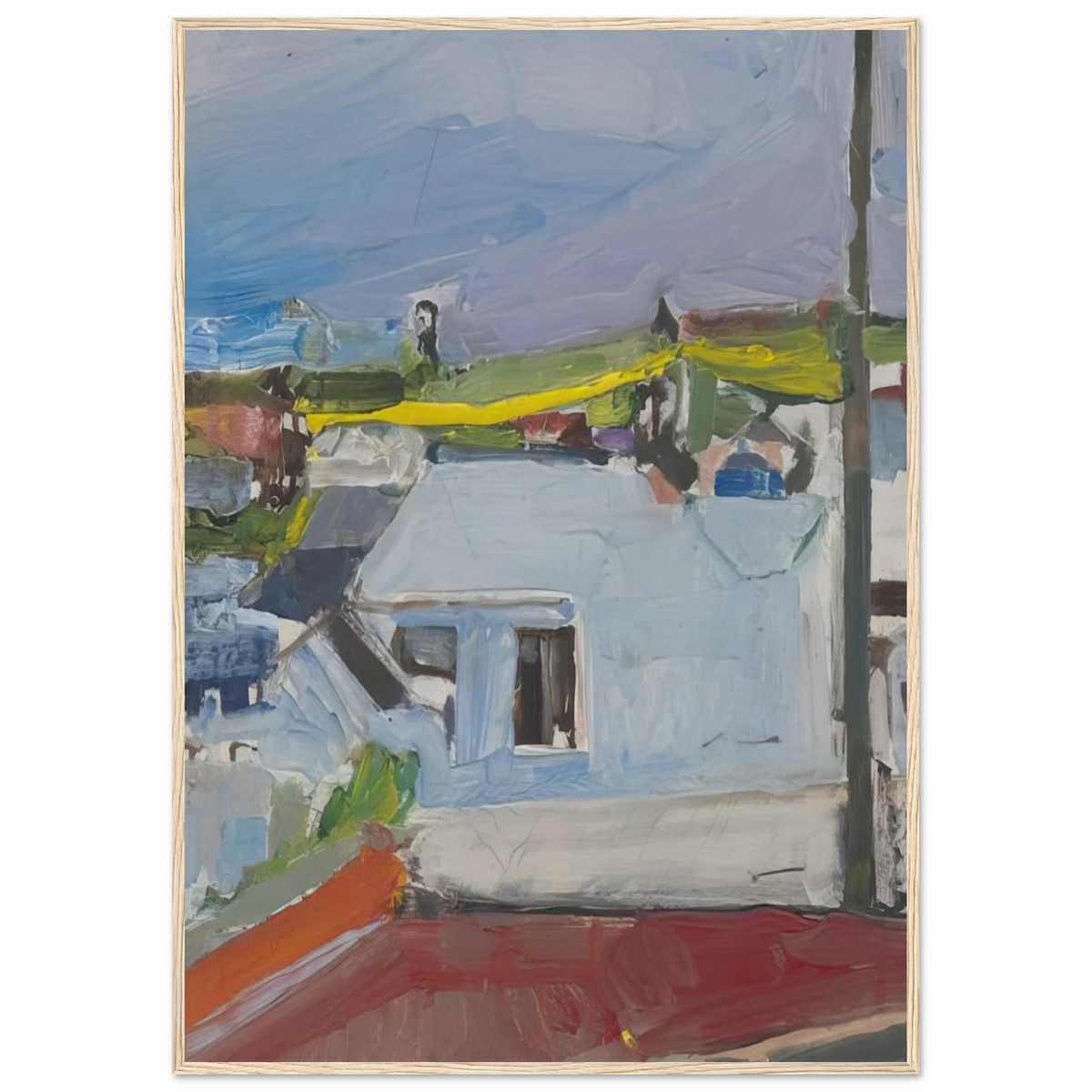 Chabot Valley Framed Poster | Richard Diebenkorn Framed Prints Wall Art | Richard Diebenkorn Shop