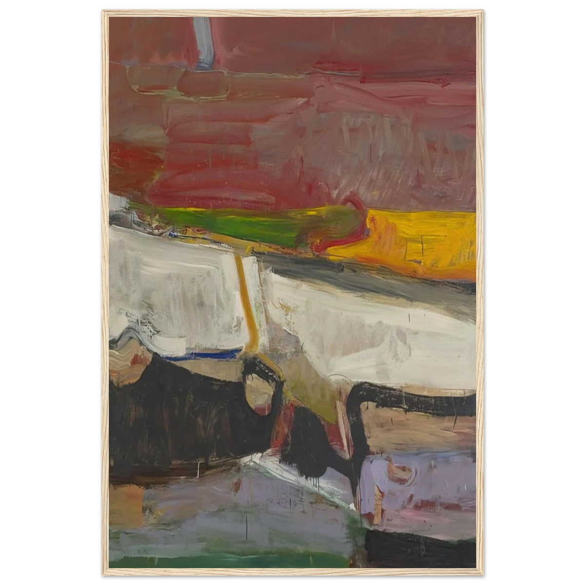 Berkeley #59 Framed Poster | Richard Diebenkorn Framed Prints Wall Art | Richard Diebenkorn Shop