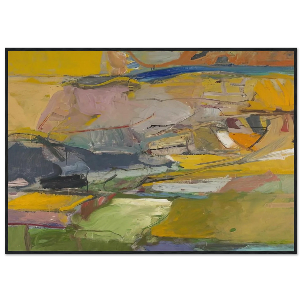 Berkeley #57 Framed Poster | Richard Diebenkorn Framed Prints Wall Art | Richard Diebenkorn Shop