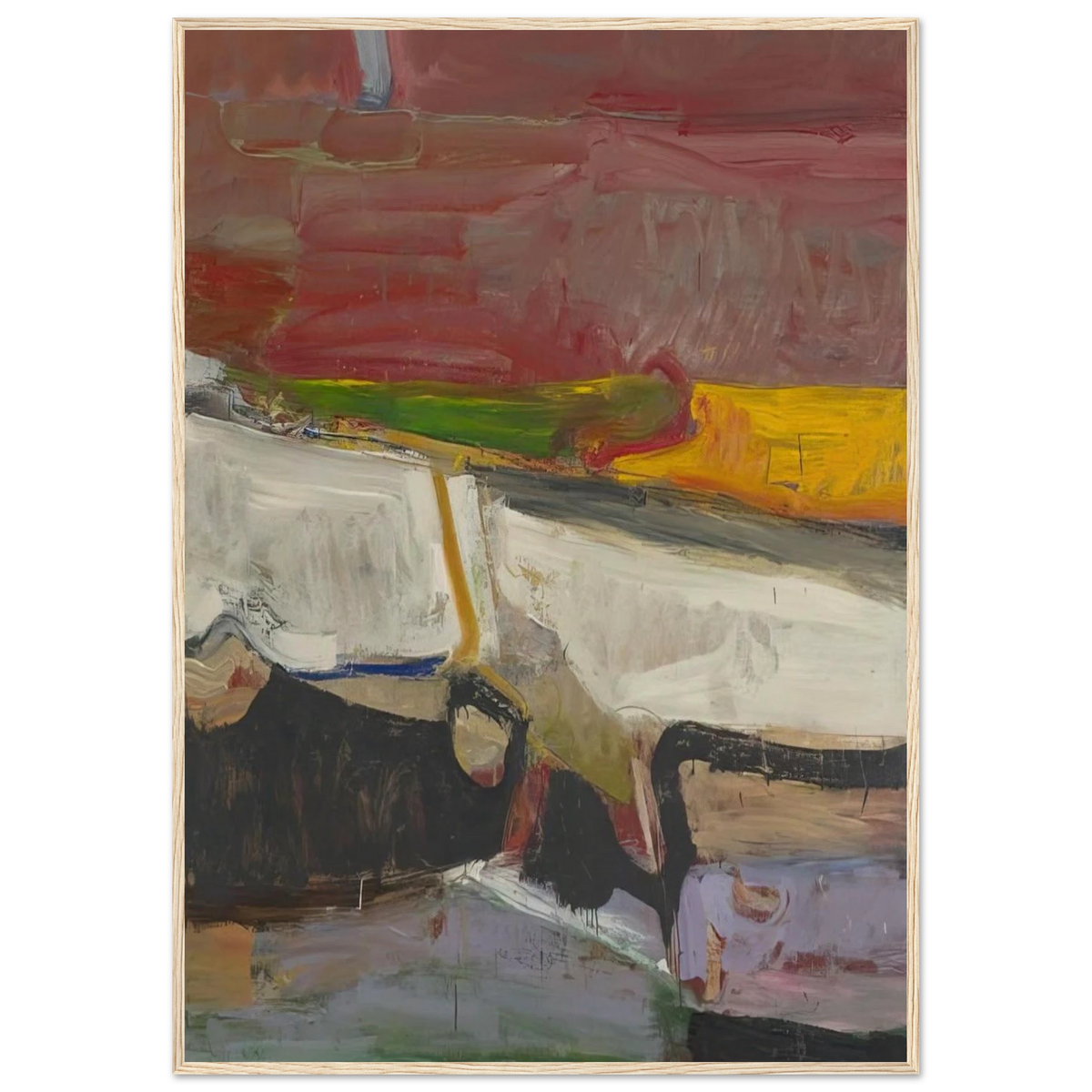 Berkeley #59 Framed Poster | Richard Diebenkorn Framed Prints Wall Art | Richard Diebenkorn Shop
