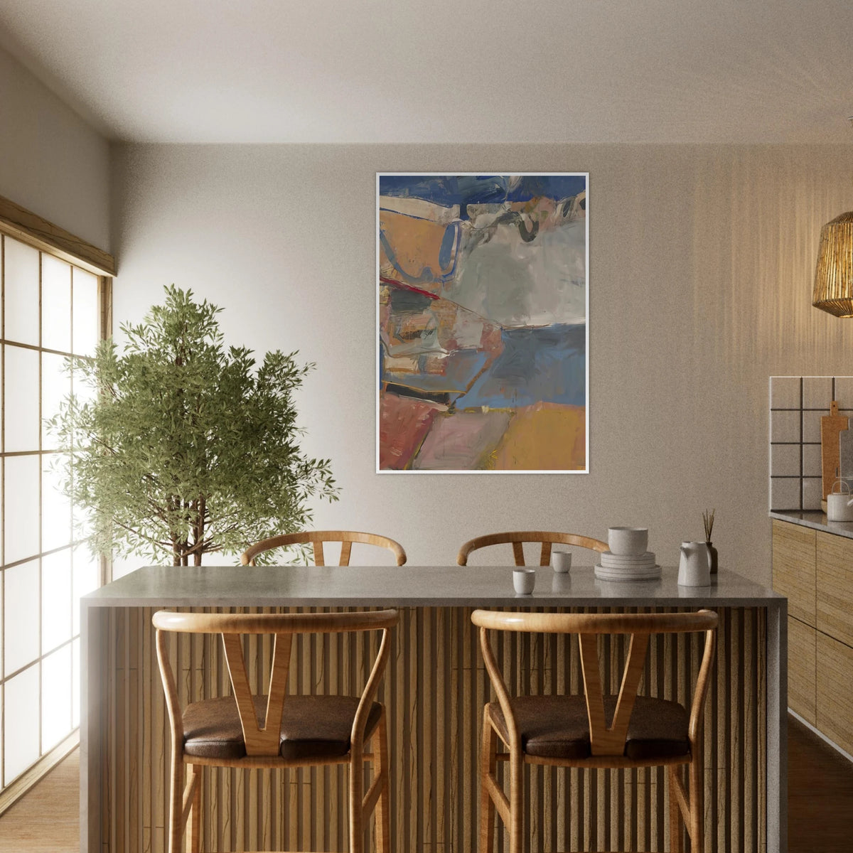 Berkeley #22 Framed Poster | Richard Diebenkorn Framed Prints Wall Art | Richard Diebenkorn Shop