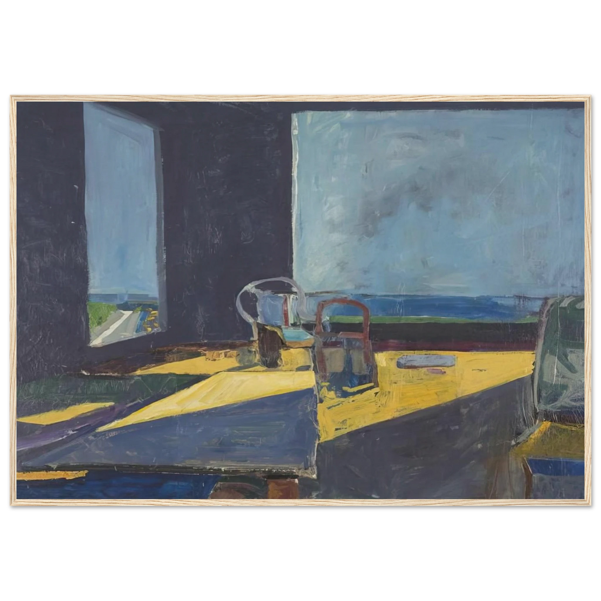 Interior with View of the Ocean Framed Poster | Richard Diebenkorn Framed Prints Wall Art | Richard Diebenkorn Shop
