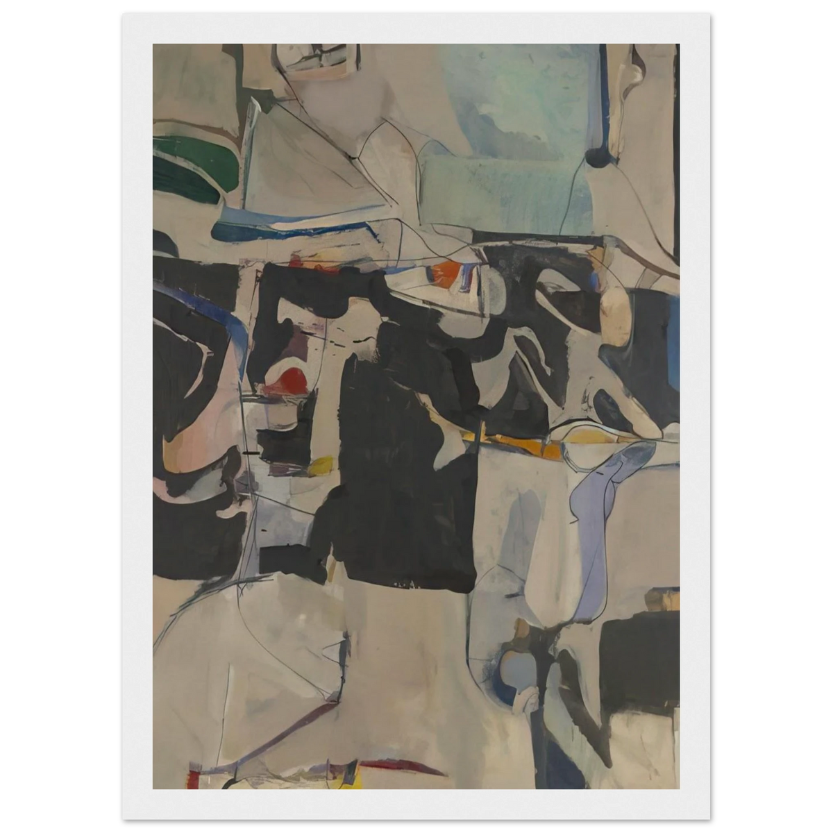 Urbana #6 Framed Poster | Richard Diebenkorn Framed Prints Wall Art | Richard Diebenkorn Shop