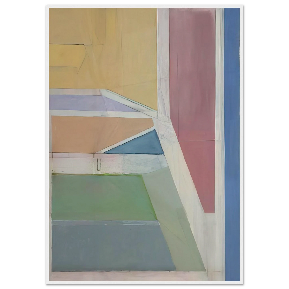 Ocean Park #27 Framed Poster | Richard Diebenkorn Framed Prints Wall Art | Richard Diebenkorn Shop