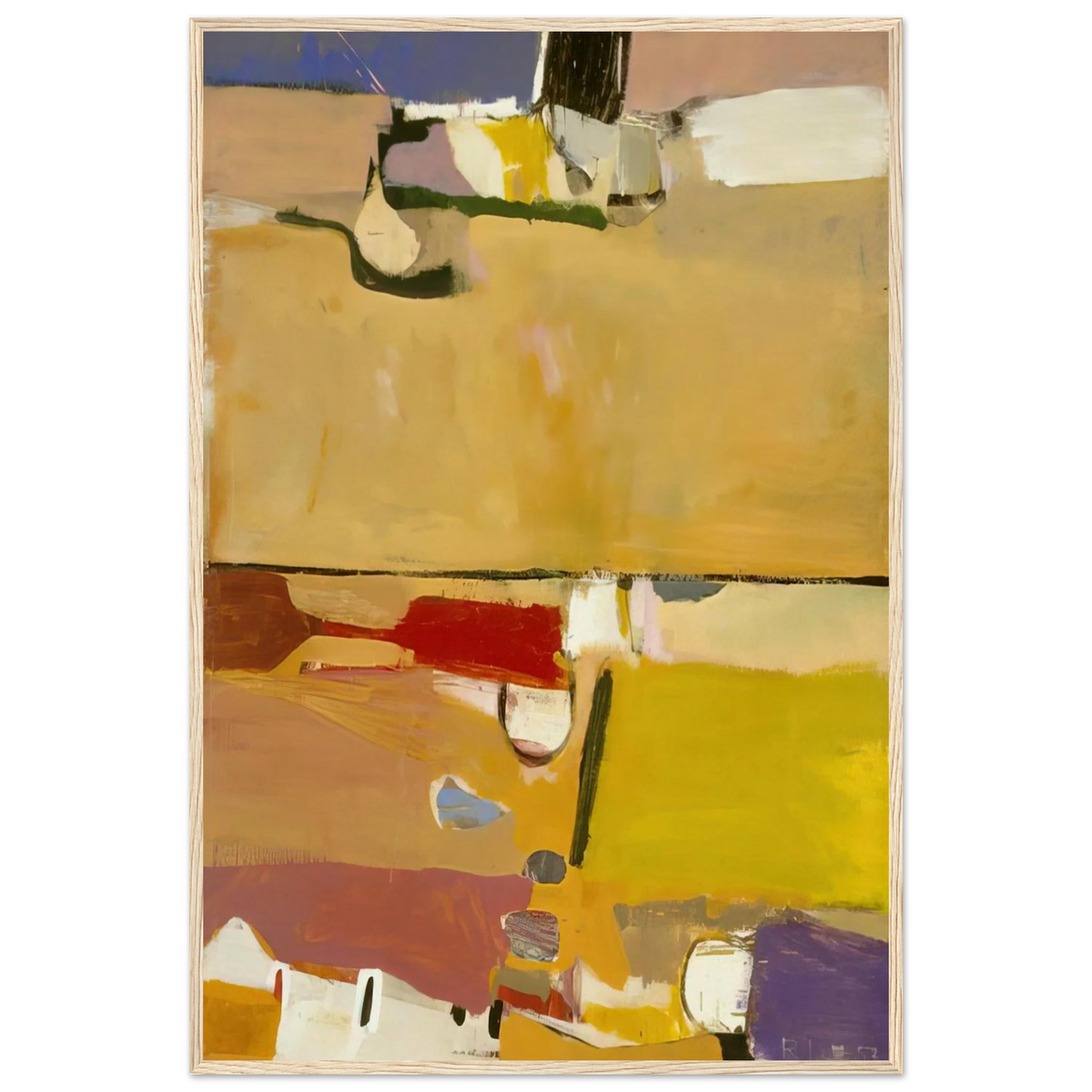 A Day at the Races Framed Poster | Richard Diebenkorn Framed Prints Wall Art | Richard Diebenkorn Shop
