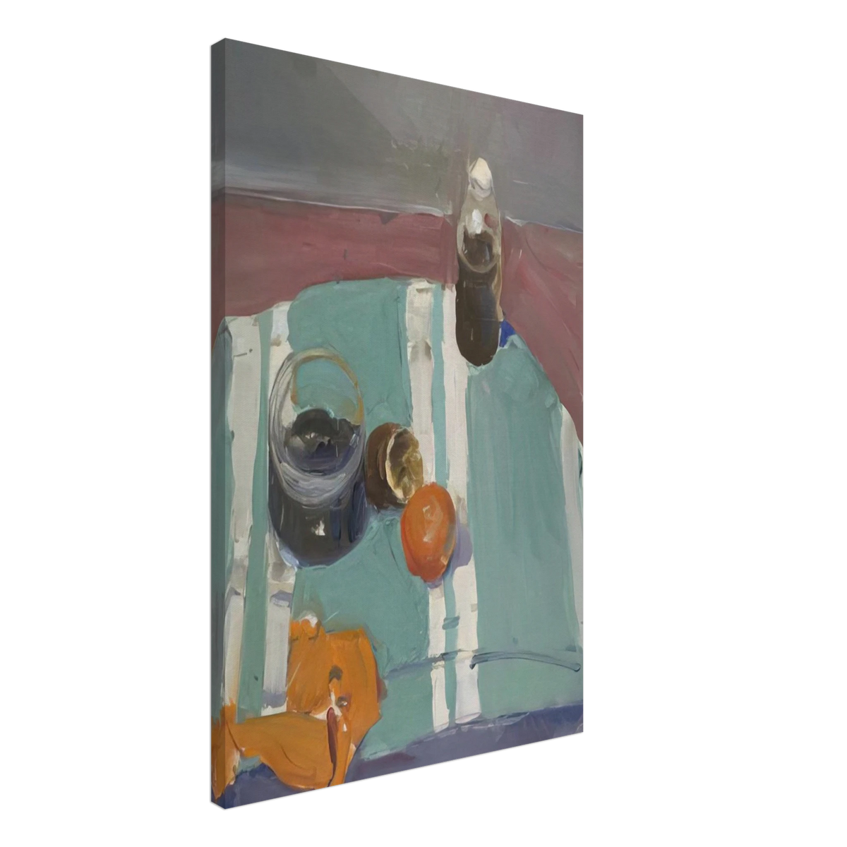 Still Life with Orange Peel Canvas | Richard Diebenkorn Canvas | Richard Diebenkorn Shop
