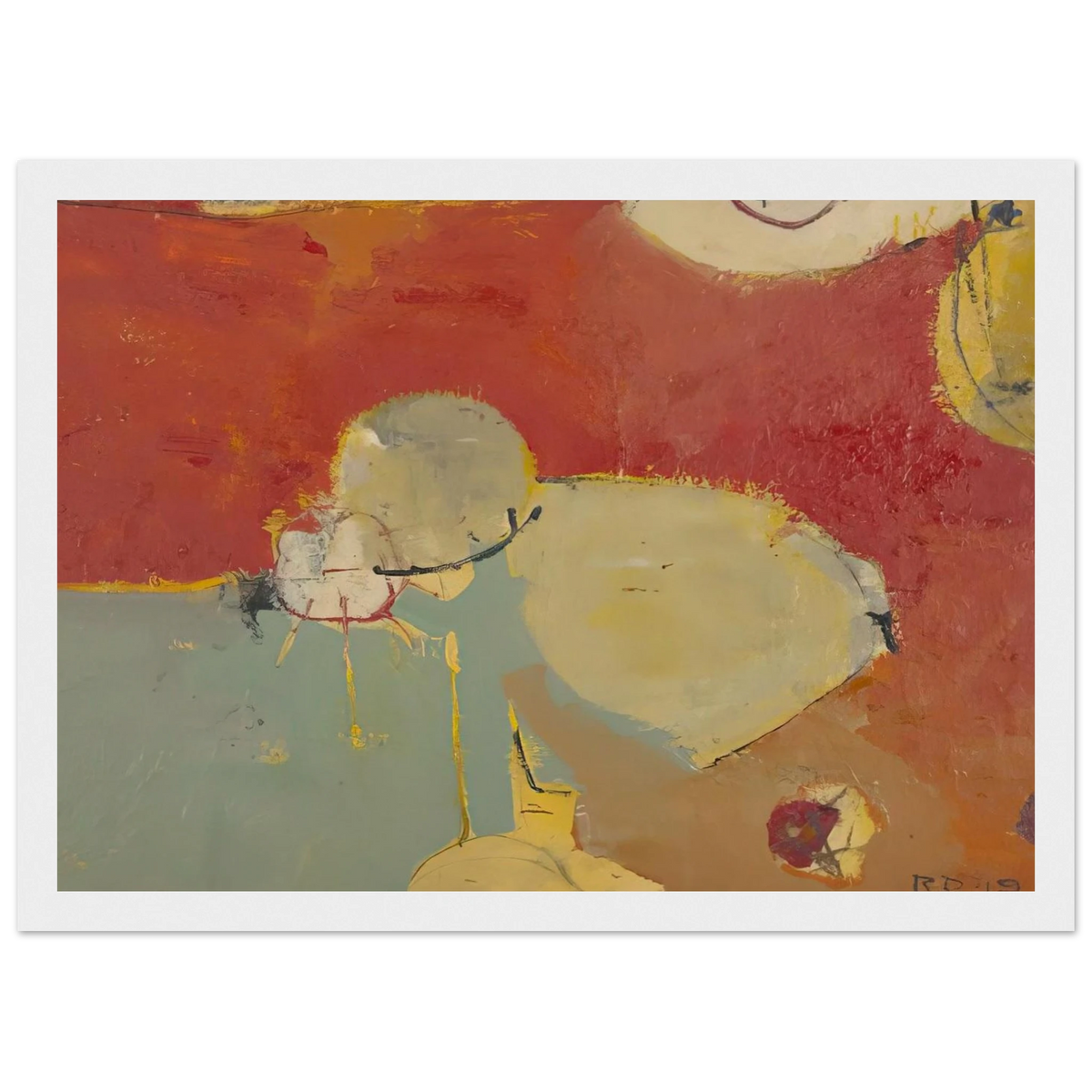 Untitled #2 Sausalito Framed Poster | Richard Diebenkorn Framed Prints Wall Art | Richard Diebenkorn Shop