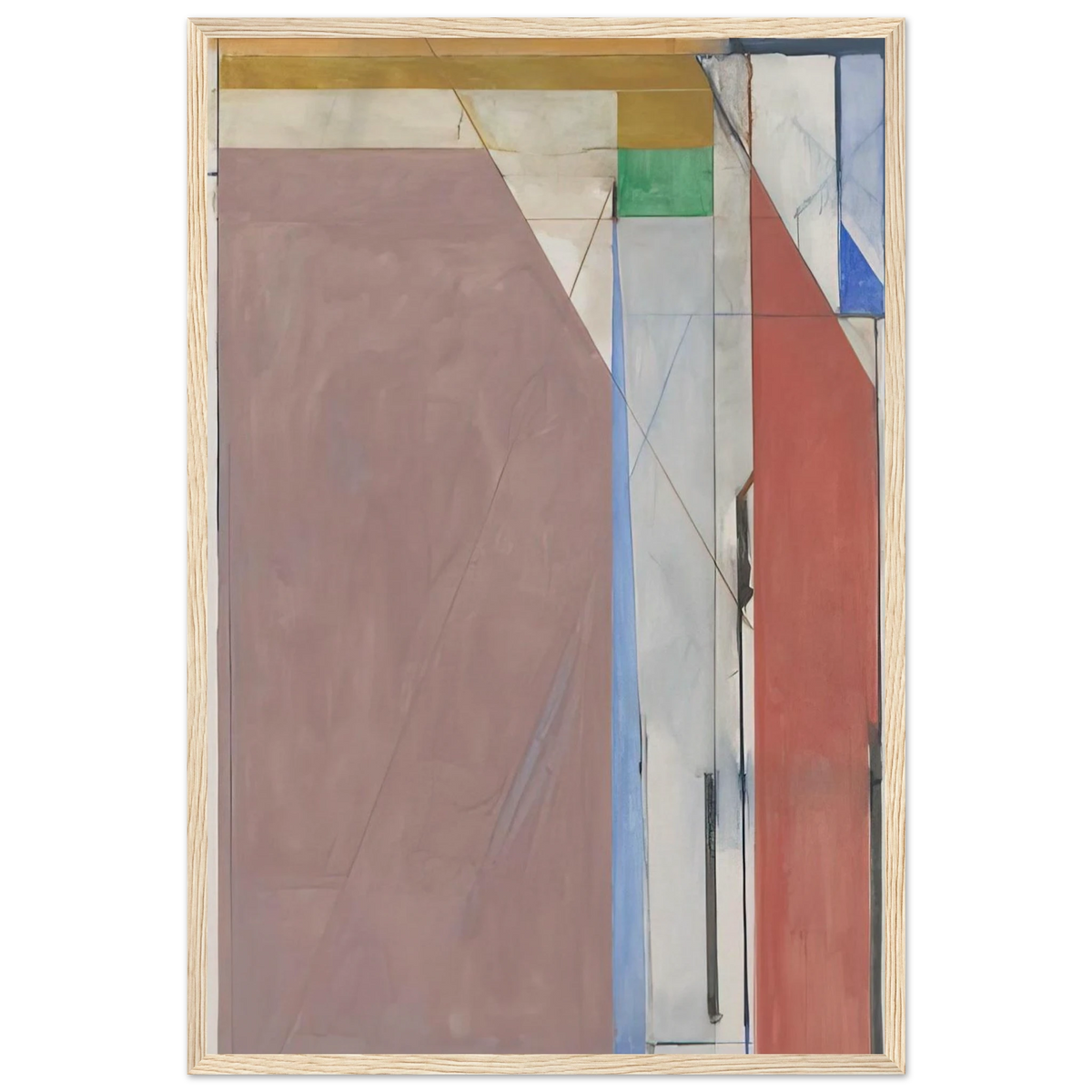 Ocean Park #70 Framed Poster | Richard Diebenkorn Framed Prints Wall Art | Richard Diebenkorn Shop