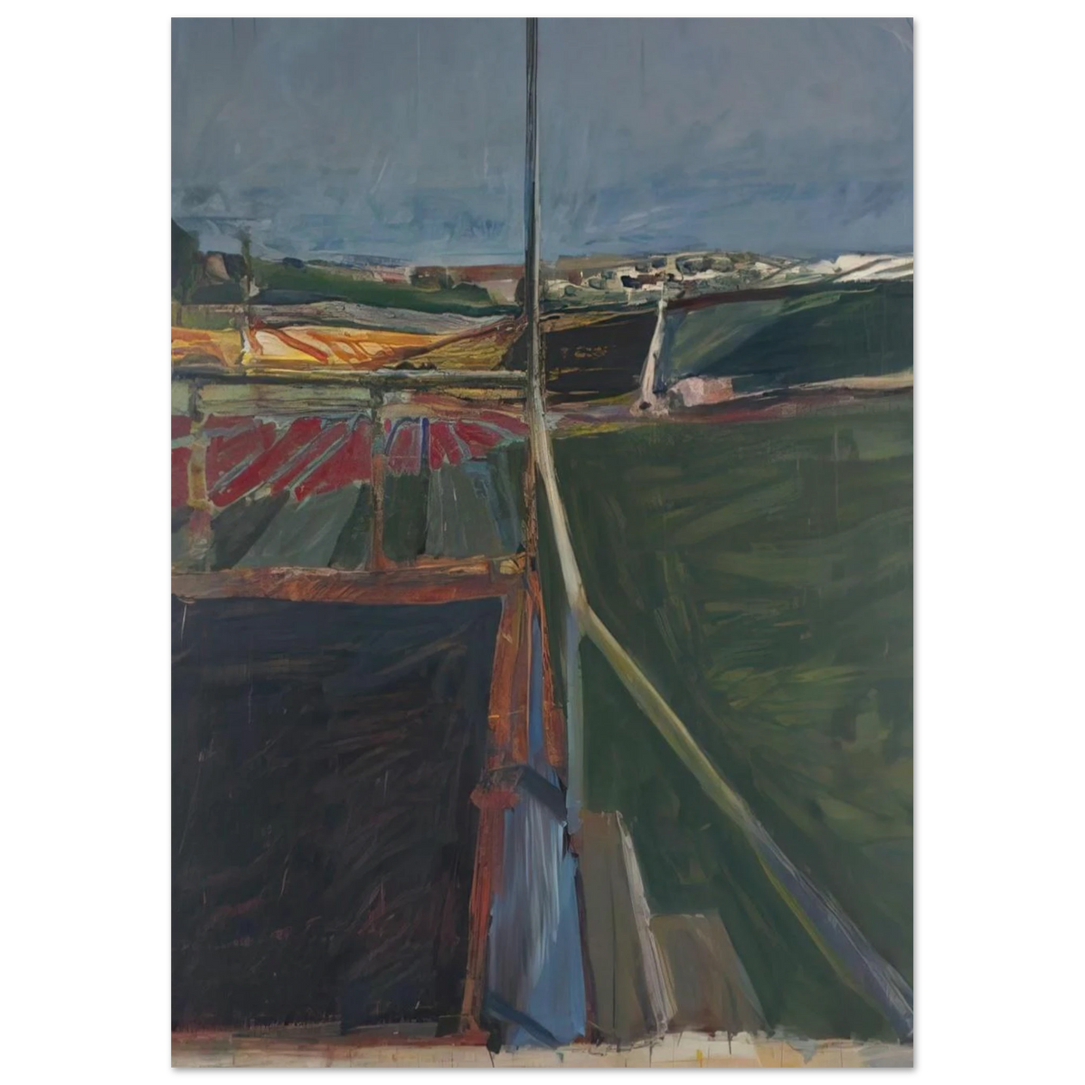 View from the Porch Poster | Richard Diebenkorn Poster | Richard Diebenkorn Shop