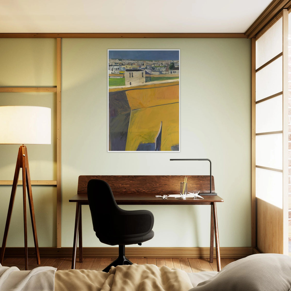 Yellow Porch Framed Poster | Richard Diebenkorn Framed Prints Wall Art | Richard Diebenkorn Shop