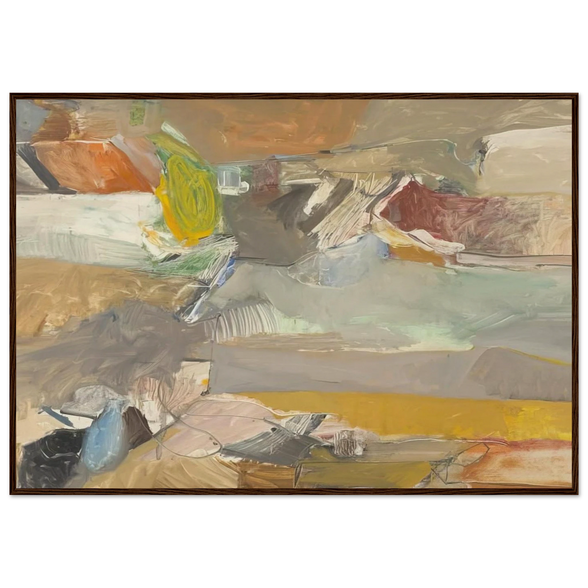 Berkeley #46 Framed Poster | Richard Diebenkorn Framed Prints Wall Art | Richard Diebenkorn Shop