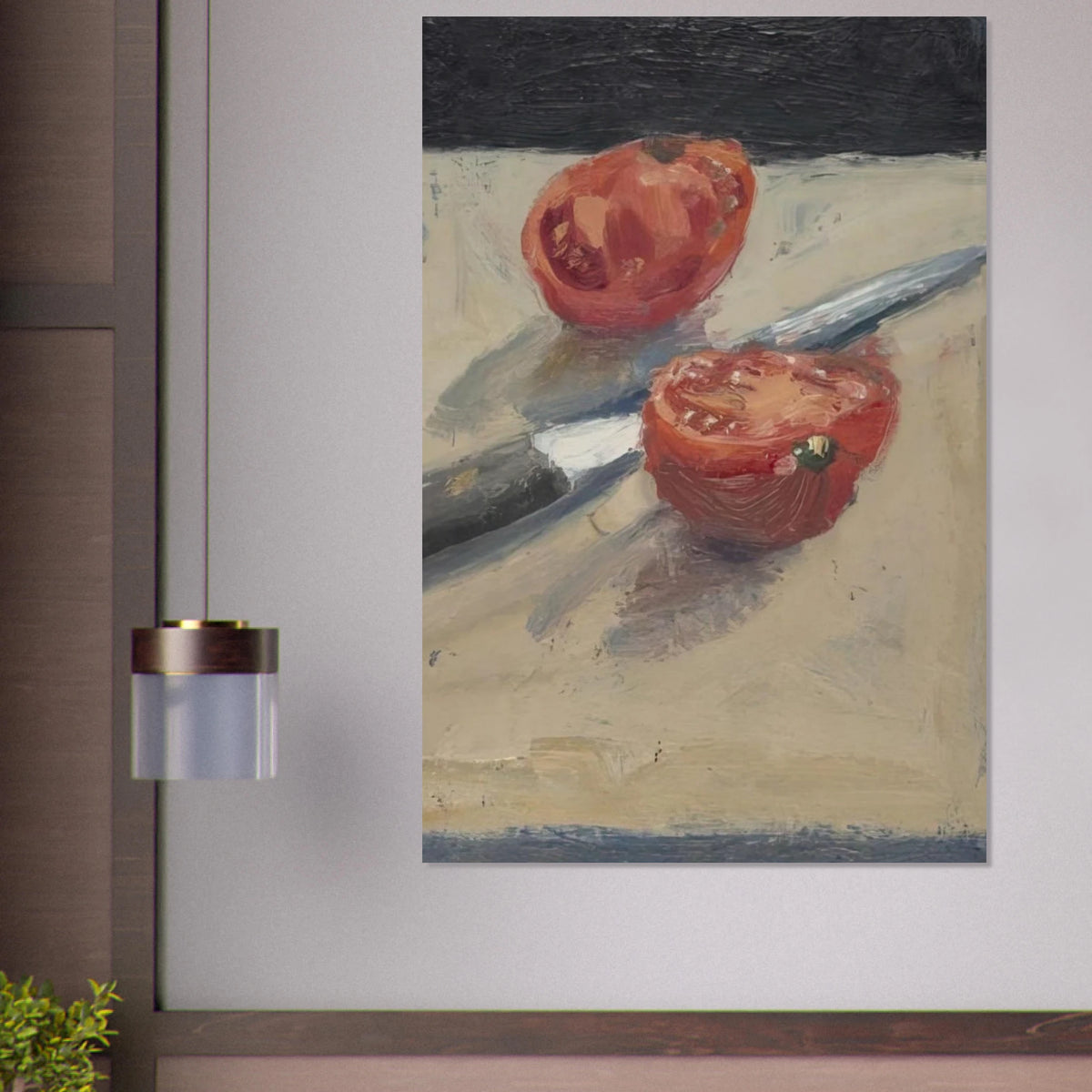 Knife  Tomato I Poster | Richard Diebenkorn Poster | Richard Diebenkorn Shop