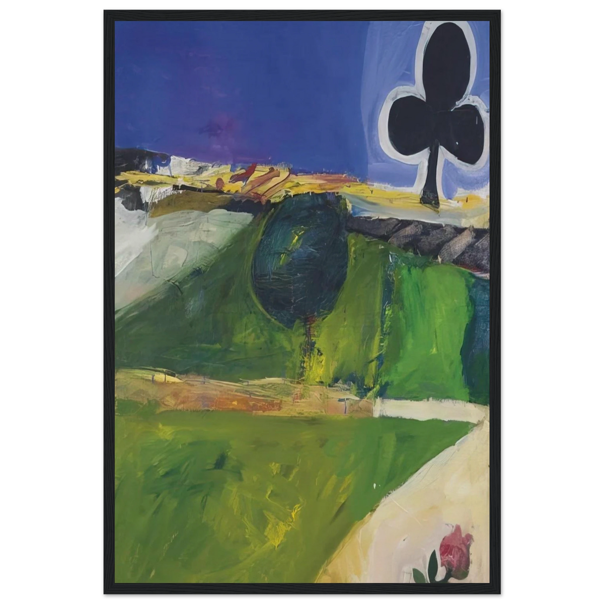 Landscape with Figure Framed Poster | Richard Diebenkorn Framed Prints Wall Art | Richard Diebenkorn Shop