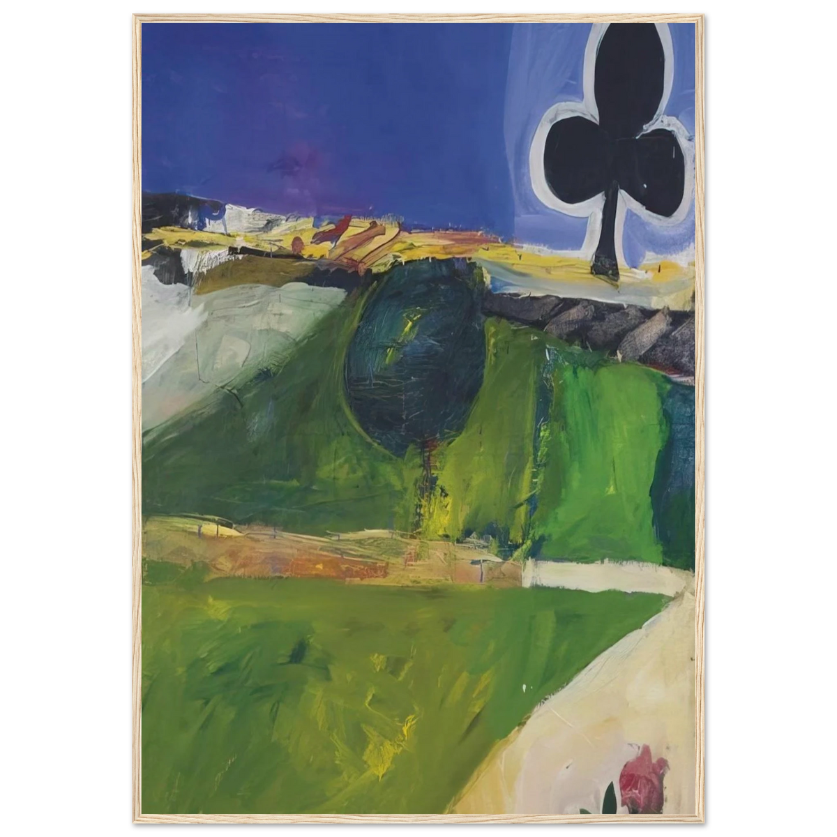 Landscape with Figure Framed Poster | Richard Diebenkorn Framed Prints Wall Art | Richard Diebenkorn Shop